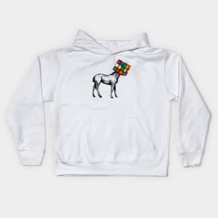 Rubik Horse Kids Hoodie